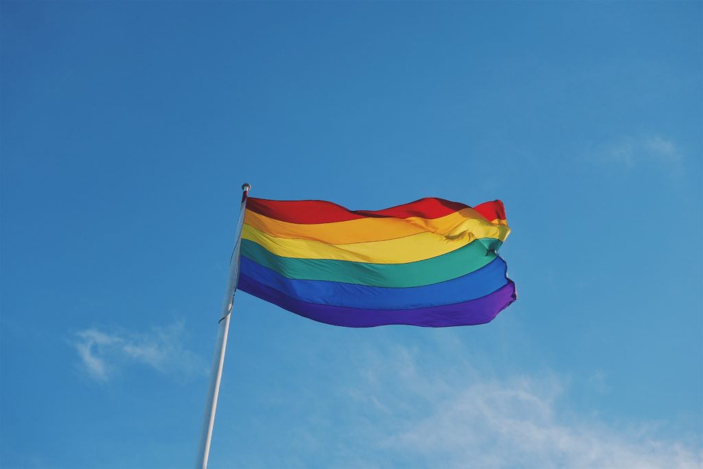 LGBT Flag Waving