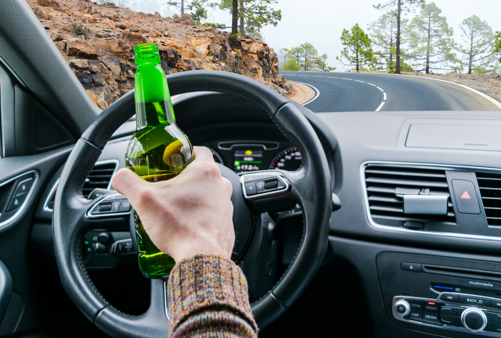 drinking while driving