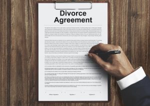 divorce agreement paper